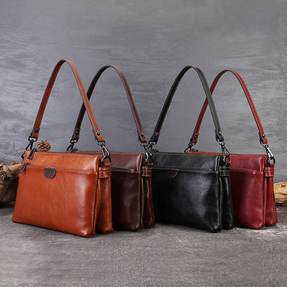 李記 | 原創手工真皮 | 實用多層の通勤小方包zl3771號