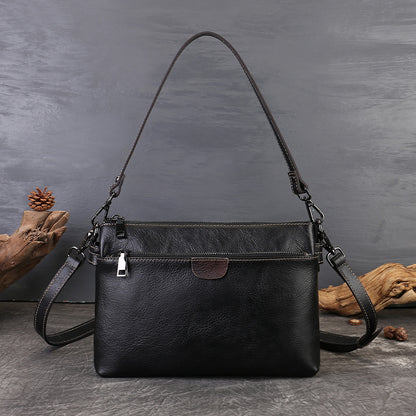 李記 | 原創手工真皮 | 實用多層の通勤小方包zl3771號