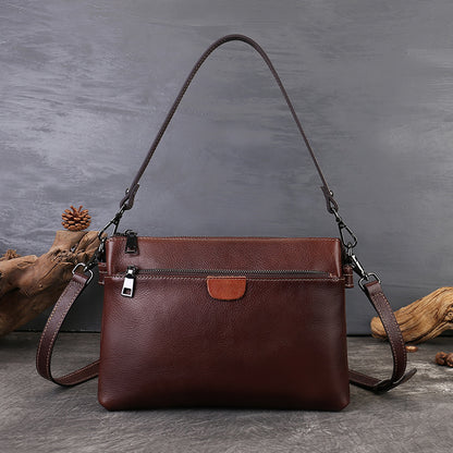 李記 | 原創手工真皮 | 實用多層の通勤小方包zl3771號