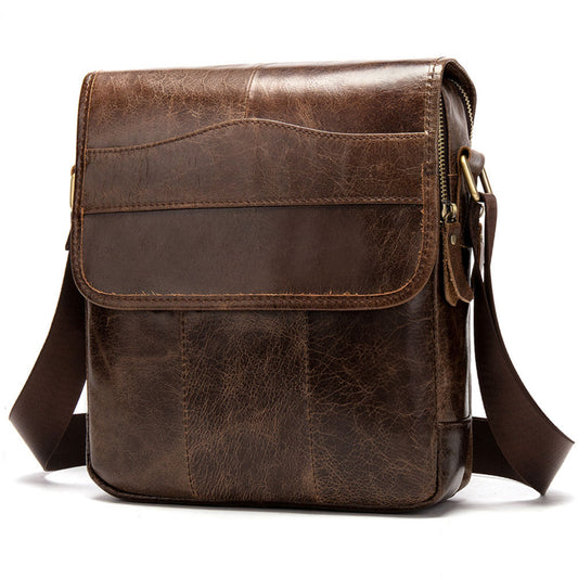 台灣李記皮具 頭層牛皮 商務單肩包 1121號 李記皮革 李記皮具 李記手工真皮 李記原創手工真皮 李記皮件