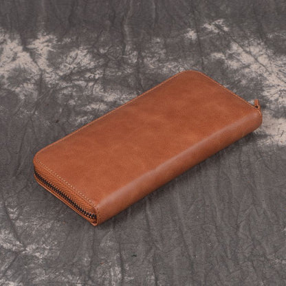 李記 | 原創真皮手工 | 仿古長錢夾 3315-1