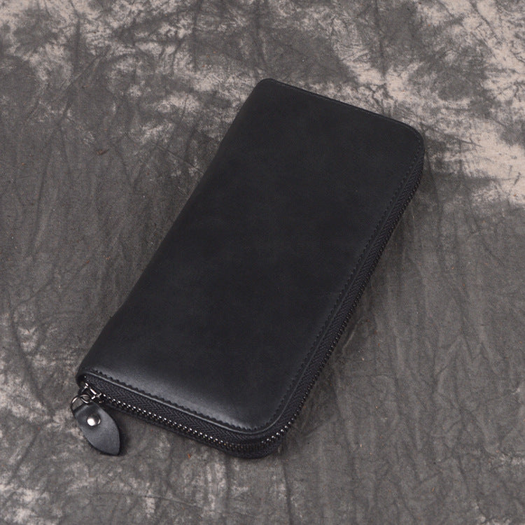 李記 | 原創真皮手工 | 仿古長錢夾 3315-1