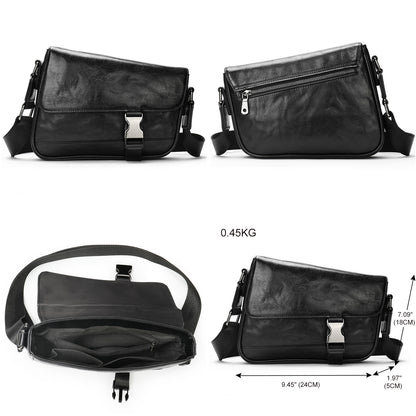 Li Ji | Original handmade | First-layer cowhide hand-scratch pattern genuine leather multifunctional bag No. 6068 