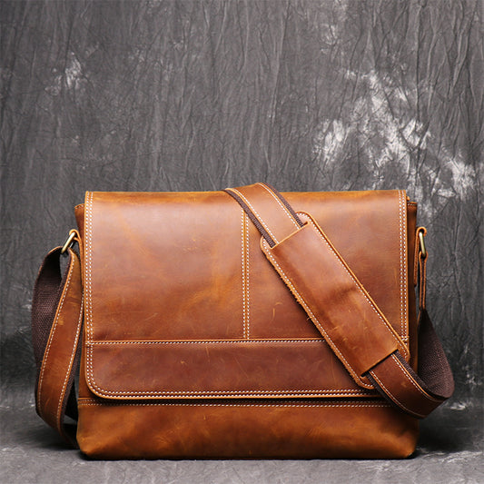 Li Ji | Original leather handmade | Vintage shoulder bag No. 1002